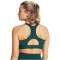 UNDER ARMOUR HeatGear High Sport-BH Damen 449 - hydro teal/white S