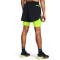 UNDER ARMOUR PEAK Woven 2in1 Shorts Herren 003 - black/high vis yellow/high vis yellow XXL