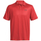 UNDER ARMOUR Performance 3.0 Printed Golf-Poloshirt Herren 815 - red solstice/castlerock M