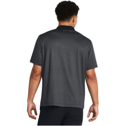 UNDER ARMOUR Performance 3.0 Printed Golf-Poloshirt Herren 004 - black/castlerock/black S