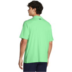 UNDER ARMOUR Performance 3.0 Golf-Poloshirt Herren 350 - matrix green/midnight navy M