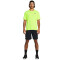 UNDER ARMOUR Tech Vent Shorts Herren 002 - black/high vis yellow/high vis yellow S