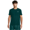 UNDER ARMOUR Seamless Stride kurzarm Laufshirt Herren 449 - hydro teal/reflective M