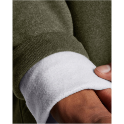 UNDER ARMOUR Essential Fleece Kapuzenjacke Herren 390 - marine od green/white XXL