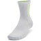 3er Pack UNDER ARMOUR 3-Maker halbhohe Socken 014 - halo gray/mod gray/high vis yellow M (37-41)