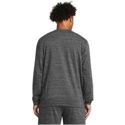 UNDER ARMOUR Rival Terry Sweatshirt Herren 025 - castlerock light heather/onyx white XS