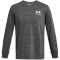 UNDER ARMOUR Rival Terry Sweatshirt Herren 025 - castlerock light heather/onyx white L