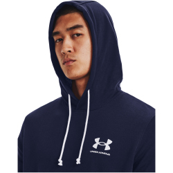 UNDER ARMOUR Rival Terry kurzarm Hoodie Herren 410 - midnight navy/onyx white XS