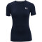 UNDER ARMOUR HeatGear Kompressionsshirt Damen 410 - midnight navy/white XS