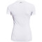 UNDER ARMOUR HeatGear Kompressionsshirt Damen 100 - white/black XS