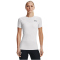 UNDER ARMOUR HeatGear Kompressionsshirt Damen 100 - white/black L