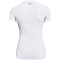 UNDER ARMOUR HeatGear Kompressionsshirt Damen 100 - white/black L