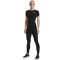 UNDER ARMOUR HeatGear Kompressionsshirt Damen 001 - black/white XS