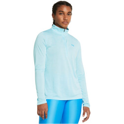 UNDER ARMOUR HeatGear Armour No-Slip Waistband Ankle-Leggings Damen 444 - viral blue/black L