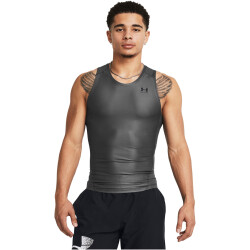 UNDER ARMOUR Iso-Chill kompressions Tanktop Herren 025 - castlerock/black XXL