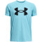 UNDER ARMOUR Tech Big Logo Trainingsshirt Jungen 914 - sky blue/black M (137-149 cm)