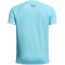 UNDER ARMOUR Tech Big Logo Trainingsshirt Jungen 914 - sky blue/black M (137-149 cm)