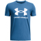 UNDER ARMOUR Sportstyle Logo kurzarm Trainingsshirt Jungen 406 - photon blue/white M (137-149 cm)
