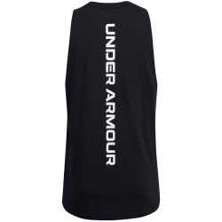 UNDER ARMOUR Baseline Baumwoll Tanktop Herren 005 - black/white XS
