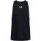 UNDER ARMOUR Baseline Baumwoll Tanktop Herren 005 - black/white M