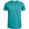 UNDER ARMOUR HeatGear Armour Fitted kurzarm Trainingsshirt Herren 464 - circuit teal/hydro teal M