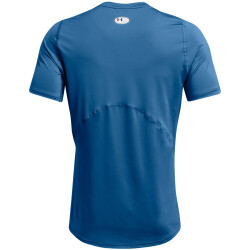 UNDER ARMOUR HeatGear Armour Fitted kurzarm Trainingsshirt Herren 406 - photon blue/celeste XXL