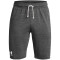 UNDER ARMOUR Rival Terry Shorts Herren 025 - castlerock light heather/onyx white XS