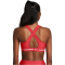 UNDER ARMOUR Armour Mid Crossback Sport-BH Damen 814 - red solstice/red solstice/white XS