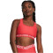 UNDER ARMOUR Armour Mid Crossback Sport-BH Damen 814 - red solstice/red solstice/white S