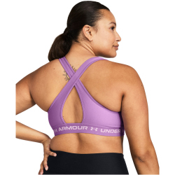 UNDER ARMOUR Armour Mid Crossback Sport-BH Damen 560 - provence purple/provence purple/purple ace XL