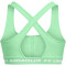 UNDER ARMOUR Armour Mid Crossback Sport-BH Damen 350 - matrix green/matrix green/white L
