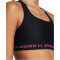 UNDER ARMOUR Armour Mid Crossback Sport-BH Damen 004 - black/black/astro pink XS