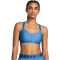 UNDER ARMOUR Crossback Low Sport-BH Damen 444 - viral blue/viral blue/black L