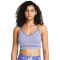 UNDER ARMOUR Seamless Low Long Sport-BH Damen 539 - celeste/starlight XS