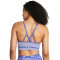 UNDER ARMOUR Seamless Low Long Sport-BH Damen 539 - celeste/starlight XS