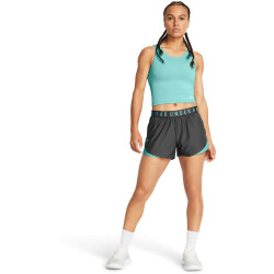 UNDER ARMOUR Play Up Trainingsshorts 3.0 Damen 058 - castlerock/radial turquoise/radial turquoise M