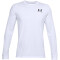 UNDER ARMOUR Sportstyle Left Chest langarm Freizeitshirt Herren 100 - white/black XS