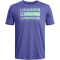 UNDER ARMOUR Team Issue Wordmark kurzarm Trainingsshirt Herren 561 - starlight/matrix green/celeste M