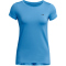 UNDER ARMOUR HeatGear Armour kurzarm Trainingsshirt Damen 444 - viral blue/black XS