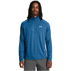 UNDER ARMOUR Tech 2.0 Sweatshirt mit 1/2-Zip 406 - photon blue/white M