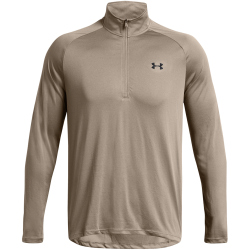 UNDER ARMOUR Tech 2.0 Sweatshirt mit 1/2-Zip 200 - taupe dusk/black S