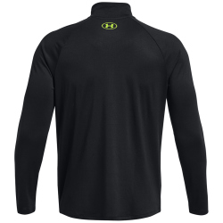 UNDER ARMOUR Tech 2.0 Sweatshirt mit 1/2-Zip 006 - black/high vis yellow XL
