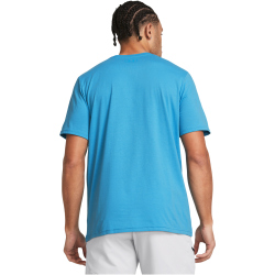 UNDER ARMOUR Sportstyle Left Chest Trainingsshirt Herren 434 - blue topaz/capri L
