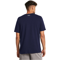 UNDER ARMOUR Sportstyle Left Chest Trainingsshirt Herren 410 - midnight navy/white XXL