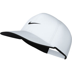 NIKE Dri-FIT Club Unstructured Featherlight Cap Kinder 100 - white/black/black
