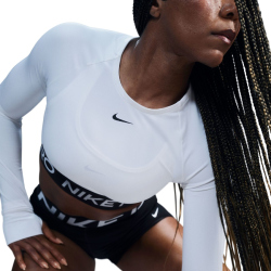 NIKE Pro 365 Dri-FIT Cropped langarm Trainingsshirt Damen