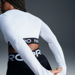 NIKE Pro 365 Dri-FIT Cropped langarm Trainingsshirt Damen