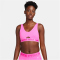 NIKE Pro Indy Plunge Medium-Support Padded Sport-BH Damen
