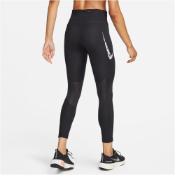 NIKE Swoosh Fast Mid-Rise 7/8-Leggings Damen