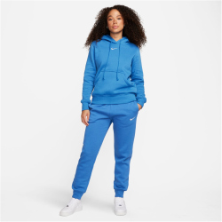 NIKE Sportswear Phoenix Mid-Rise Fleece Jogginghose Damen 402 - star blue/sail XL